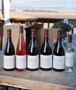 6-bottle example of wine club shipment.